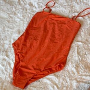 Like New! Mikoh Vibrant Orange One Piece Swimsuit
